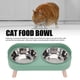 thumbnail image 3 of Comedero Elevado Para Perros, Juego De Comederos Y Bebederos Elevados Para Gatos Con 2 Cuencos De Acero Inoxidable, Estación De Alimentación Para Mascotas, Soporte Comederos, 3 of 7