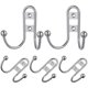 thumbnail image 1 of 5 Unids Estilo Europeo Ganchos de pared Aleación de zinc Perchas de pared Gabinete Organizadores de pared, 1 of 6