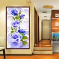 thumbnail image 3 of Rosa azul flor 5D diamante DIY pintura punto de cruz bordado decoración del hogar Tmvgtek decoración de arte en el hogar, 3 of 7