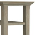thumbnail image 4 of Acadian 14 inch Wide Solid Wood Transitional Narrow Side Table in Distressed Grey, 4 of 11