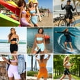thumbnail image 5 of RELLECIGA Women's Swimwear Bottoms High Waisted Board Shorts Bike Shorts Swim Shorts for Woman, 5 of 11