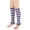 Purple, variant on Acrylic Socks Warmer, Leg Warmer, FNGZ Men's and Women's Winter Striped Knit Yarn Warm Boot Leg Guards Foot Pile Socks