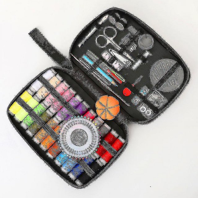 Kit de costura con accesorios de costura, bobinas de hilo, Kit de costura Premium de gran formato para principiantes