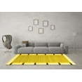 thumbnail image 3 of Ahgly Company Indoor Rectangle Abstract Yellow Contemporary Area Rugs, 2' x 4', 3 of 4