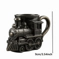 thumbnail image 2 of Steam Express Mug, 11 oz Vintage Locomotive Design, 3D Detailed Train Themed Coffee Cup, Handmade Ceramic Tea Mug, Unique Railroad Gift for Train Lovers, Collectors & Travelers (1PC), 2 of 4