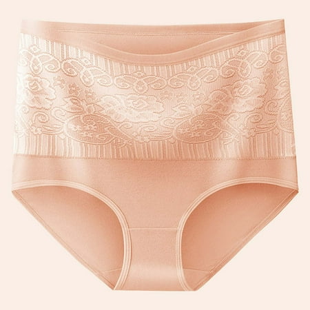 Dasayo Women s Panties under $4 Cotton High Waist Tummy Control Plus Size Butt Lift Shapewear Hipster Womens Underwear L