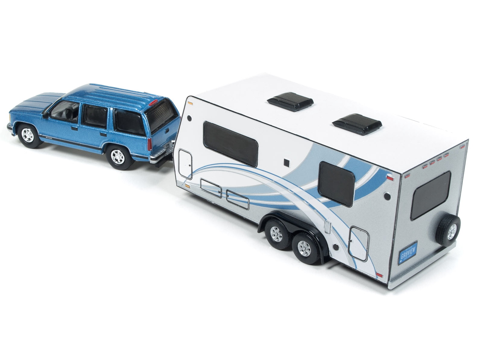 1997 Chevrolet Tahoe Blue w/ Camper Trailer Limited Edition to