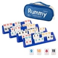 thumbnail image 1 of Tradeopia Travel Rummy Game Set, Includes 4 Sturdy Racks, and a Carrying Case, 106 Tiles Rummy, 1 of 7