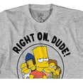 thumbnail image 7 of The Simpsons Boys Bart Simpson Skating Shirt - Krusty The Klown, Bart and Homer Simpson Tee Graphic T-Shirt, 7 of 7