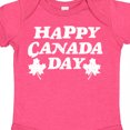 thumbnail image 4 of Inktastic Happy Canada Day with Distressed Maple Leaves Boys or Girls Baby Bodysuit, 4 of 5