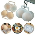 thumbnail image 5 of Yucurem 2Pcs 2 Grid Egg Box Anti-fall Egg Container Egg Holder for Camping Picnic Outdoor Tools (B), 5 of 10