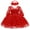 Red, variant on JoyHoop Baby Girl Dresses Ruffle Sleeve Tutu Dress Butterfly Tulle Dress Flower Girl Party Birthday Princess Dresses