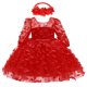 thumbnail image 2 of Odeerbi 3-24 Meses Niñas Mariposa Tul Vestidos Baby Shower Vestidos Con Cinta Lazo Algodón Fiesta de Cumpleaños Vestido de Manga Larga Empalme Vestido de Malla, 2 of 5