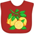 thumbnail image 3 of Inktastic I Love Lemons with Lemon Tree Branch Illustration Boys or Girls Baby Bib, 3 of 4
