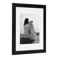 thumbnail image 3 of DesignOvation Kieva Solid Wood Picture Frames, Black 11x14 matted to 8x10, Pack of 4, 3 of 7