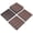 Brown, variant on Bowery Hill Square Wood Composite Deck Tiles in Modern Ebony/Black 6 Pack