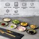 thumbnail image 4 of Juego de 8 cuencos para mojar, platos de cerámica para salsa de soja, tazas para salsa de 3 oz, cuencos pequeños redondos de crisantemo para mojar sushi, plato para salsa de soja y tomate, cuencos, 4 of 6