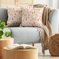 thumbnail image 5 of Ambesonne Tribal Throw Pillow Cover 2 Pack, Autumn Theme Dreamcatcher, 18", Orange White, 5 of 5
