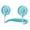 🔥 Blue_New, variant on Third Generation Sports Neck Hanging Portable Aromatherapy Fan with Luminous Feature Silent Operation Long Battery Life Lightweight Wearable Hands Free Cooling for Travel Gym Outdoor Relaxation Gift