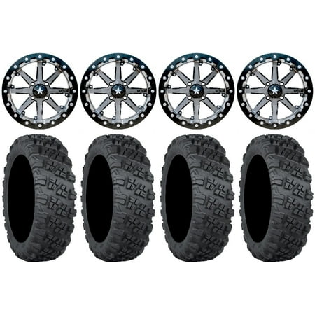 MSA Lok 14 Wheels 28 Versa Cross V3 Tires Kawasaki Teryx Mule MSA Lok 14 Wheels 28 Versa Cross V3 Tires Kawasaki Teryx Mule