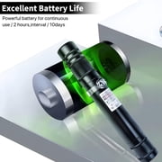 GJX Long Range Green Laser Pointer Laser Pointer High Power Pen Green Pointer Rechargeable for Hiking Cat Laser Toy Usb Charge (Green Light)