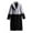 A02_Black, variant on Fleece Overcoat for Women Turn Down Collar Outerwear Winter Warm Faux Fur Coat Jacket Fuzzy Loose Long Sleeve Coats