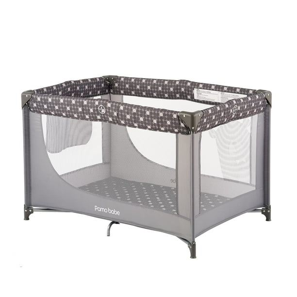 Cuna portátil Pamo Babe Baby Playpen con colchón y bolsa de transporte
