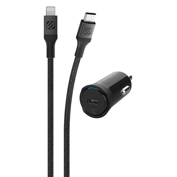 Cargador de coche Scosche Powervolt 20W USB Type-C PD 3.0 Negro