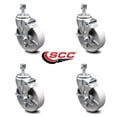 thumbnail image 2 of Semi Steel Swvl TS Caster w/5" Wheel&3/8" Stem-4 Swvl w/Top Lck BRK, 2 of 2