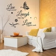 thumbnail image 1 of Adhesivo de pared Live Laugh Love Inspirational Butterfly, 1 of 1