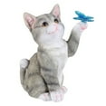 thumbnail image 1 of Ygjytge Gato Estatua Arte Resina Luminosa Estatua Animal Ornamento (gris Claro), 1 of 9
