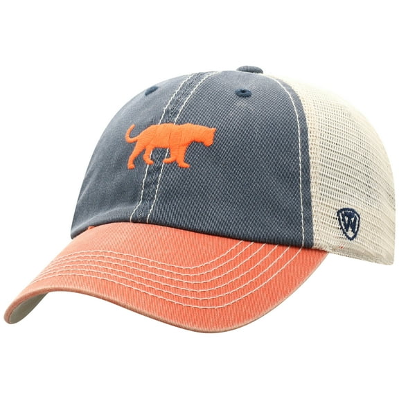 Men's Top of the World Purple Clemson Tigers Off Road Three-Tone Vintage Adjustable Trucker Hat