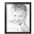 thumbnail image 2 of ArtToFrames 10" x 12" Black Square with Gold Beads Picture Frame, 10x12 inch Black Wood Poster Frame (WOM-5021),  Pack, 2 of 7