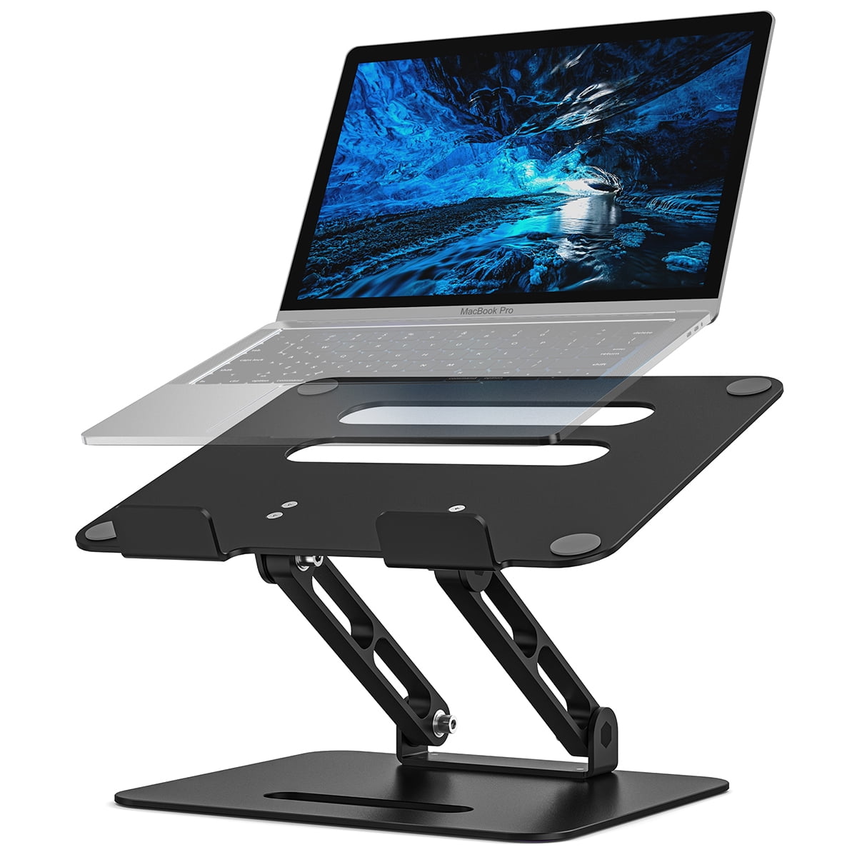 Laptop Stands Portable Computer Stand Folding Lifting Double-Layer Metal Lifting Heat Dissipation Notebook Multifunctional Bracket 