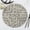  Black & White Geometric, variant on Fennco Styles Floral Capiz Design Placemat 15" Round, 1-Piece – Black & White Elegant Table Mat for Home, Dining Room Décor, Banquets, Indoor & Outdoor and Special Events