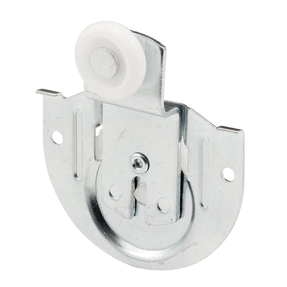 Closet Door Roller, Back, 3/8 in. Offset, 7/8 in. Nylon Wheel (2-pack)