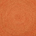 thumbnail image 5 of SAFAVIEH Natural Fiber Cebrail Braided Jute Area Rug, Orange/Natural, 4' x 4' Round, 5 of 6