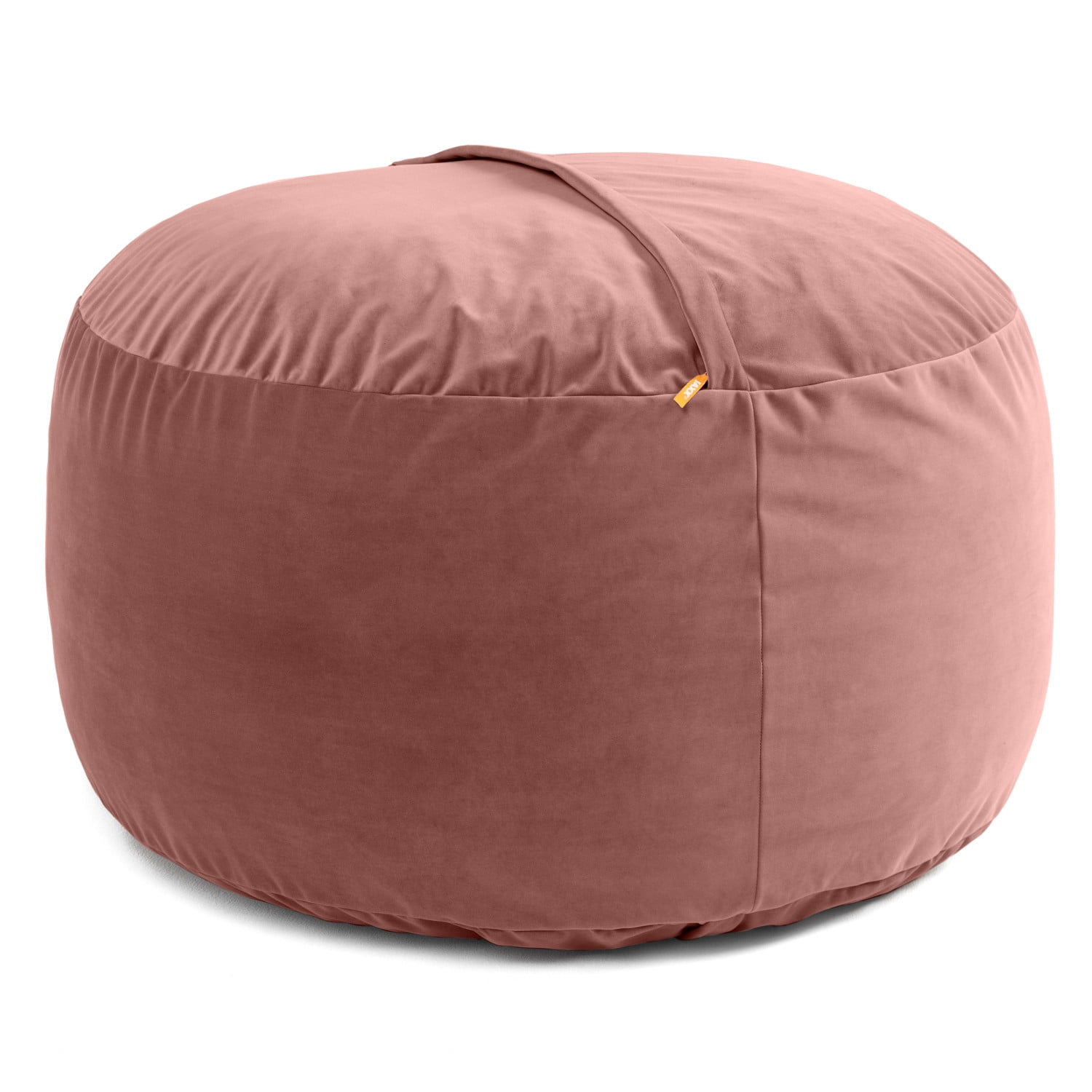 Jaxx 4 Foot Saxx - Large Round Bean Bag Chair for Adults - Lush Velvet Mauve
