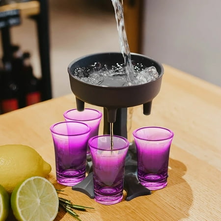 

Acrylic Stemless Acrylic Bullet Cup Plastic Liquor Glass Sip Cup Liquor Glass Bar Creative Swallow Cup Color Wine Glass Purple