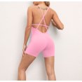 thumbnail image 3 of Mono de yoga para gimnasio 2024 para mujer, mono de entrenamiento, mono deportivo sin espalda, ropa deportiva para mujer, traje de fitness de una pieza, 3 of 5