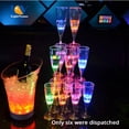 thumbnail image 2 of Vaso Luminoso para Bar KTV, 6 Unidades, para Cóctel, de Plástico Apto para Uso Alimentario, con Luz LED y Batería., 2 of 5