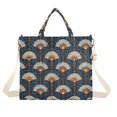 thumbnail image 7 of FORMRS Womens Corduroy Tote Bag Crossbody Shoulder Purse Handbag with Detachable Strap, Orange Elegant Geometric, 7 of 7