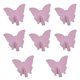 thumbnail image 2 of 8 ganchos de pared con forma de mariposa, para toallas, cuadros decorativos, perchero para oficina, dormitorio, llaves, mochilas y bolsos. Rosa, 2 of 9