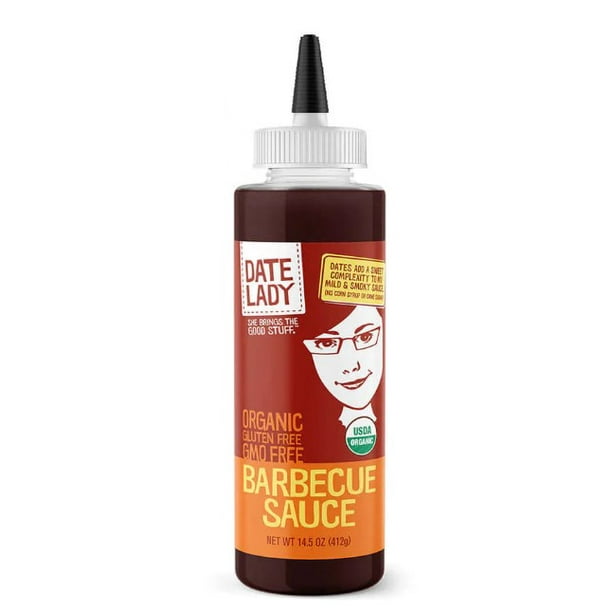 Date Lady Organic BBQ Sauce Gluten Free, No Corn Syrup or Cane Sugar