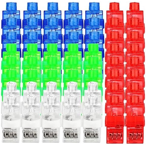 60Pcs LED Finger Lights Flashlights for Kids Glow Party Favors Birthday Christmas Halloween Supplies$$Tools & Hardware Other