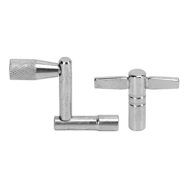 Clé de Tambour, Forme Z et T 2 Pcs Clé de Remplacement Durable pour Tambours de Marche
