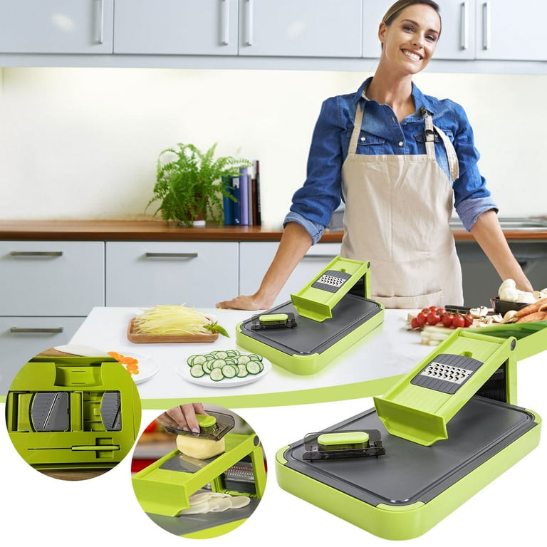 6-In-1 Multifunctional Kitchen Chopping Board, Vegetable Can Be