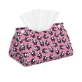thumbnail image 2 of Lsque Cute Panda Printed Long Tissue Box Cover Holder, Facial Paper Organizer Dispenser,Triangle with Bottom Belt, PVC Leather Decorative Organizer, 2 of 9