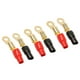 thumbnail image 1 of 6 PCS Conectores De Crimpado De Termorretráctil Rojo + Negro, Terminales Eléctricos Impermeables De Calibre 1/0 - AWG Aislado Para Automotriz, Cola 0 AWG Ring Connector Terminal, 1 of 8