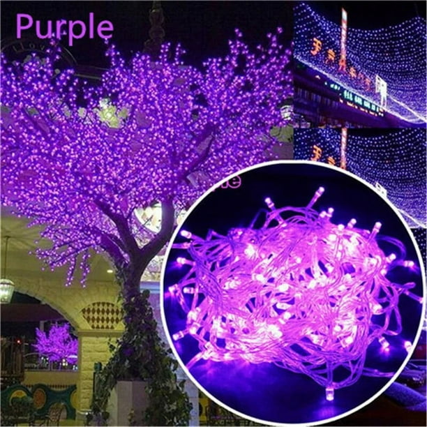 Navidad Luces de Navidad al aire libre Luces de cadena Led 100 M 10 M 5 M Luces decoración Luz de hadas Luces de vacaciones iluminación árbol guirnalda